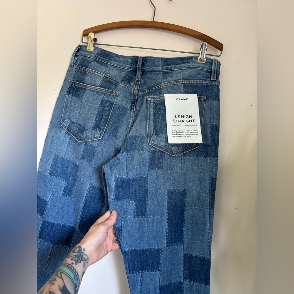 FRAME Le High Straight Patchwork jeans - Picture 10 of 10